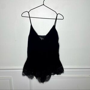 Revolve by the way. Black Lace Romper Women's S